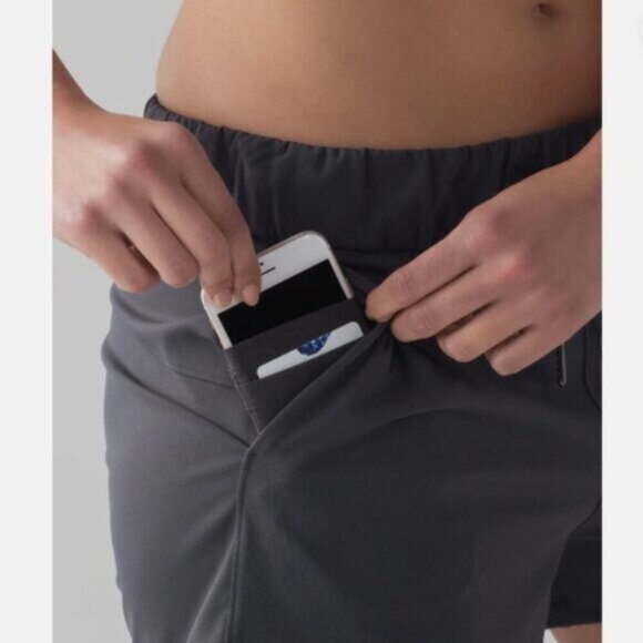 Lululemon Gray On the Fly 2.5" Shorts - 4 - Picture 4 of 11